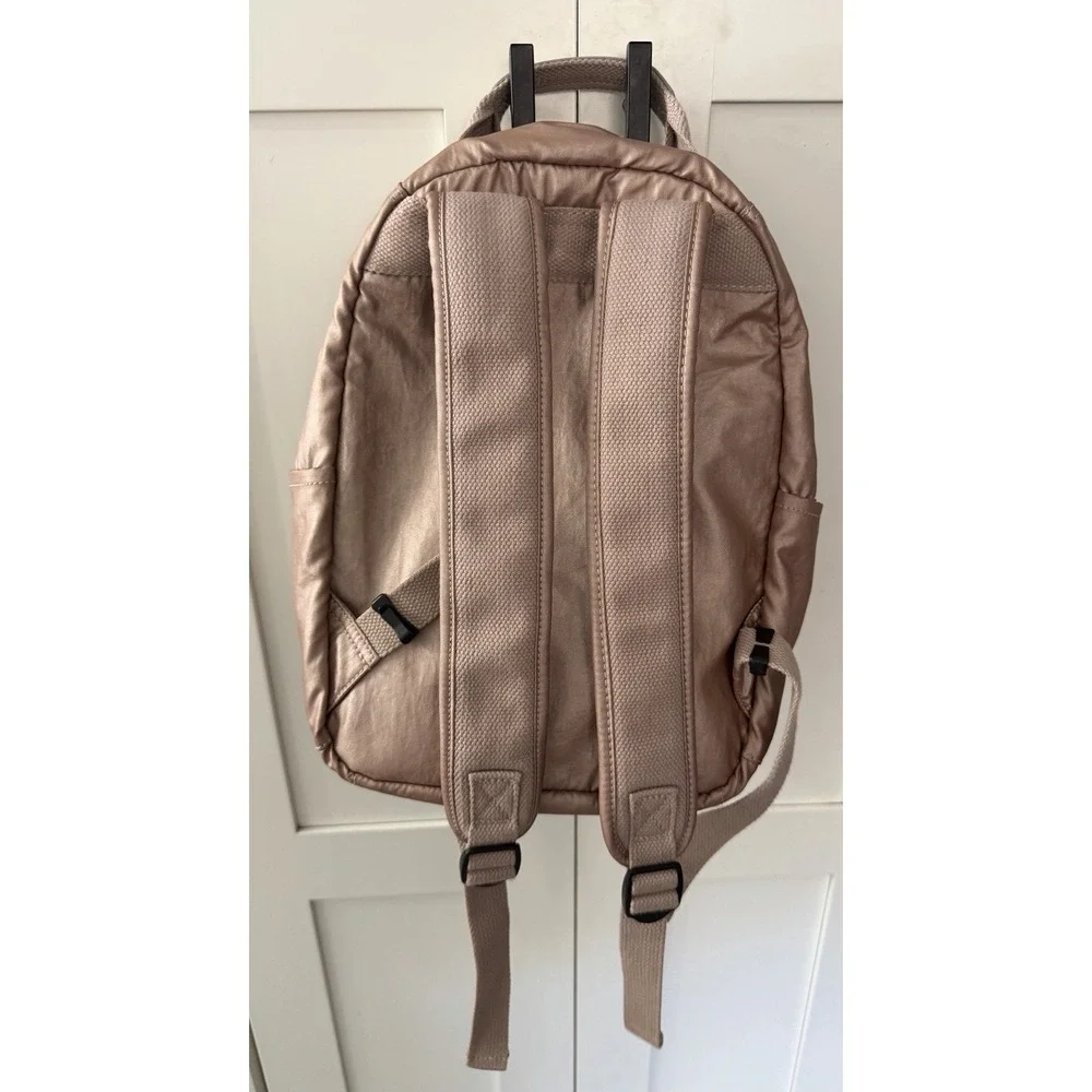Kipling Seoul Backpack Metallic Rose Gold 13